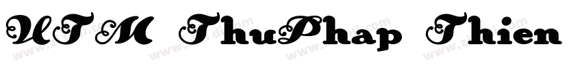 UTM ThuPhap Thien An字体转换
